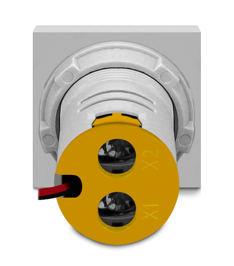 Multimedidor Digital Amarelo 22mm Tensão, Corrente e Frequência - AD22-22VAHS/Y Multimedidor Digital Amarelo 22mm Tensão, Corrente e Frequência - AD22-22VAHS/Y