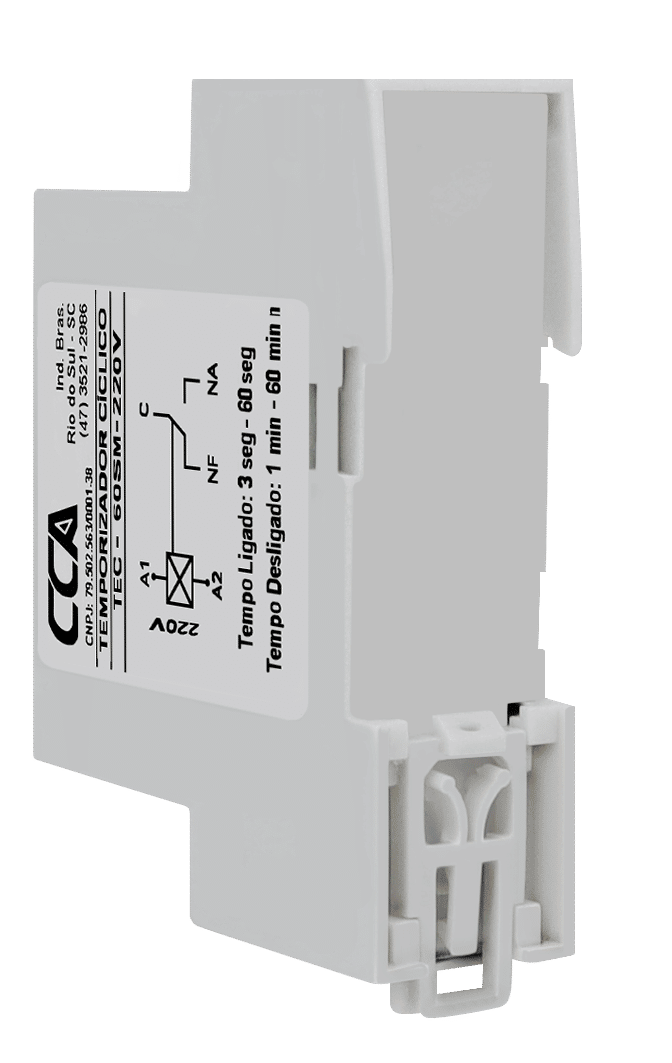 Temporizador Cíclico Liga 0-60 Seg. X Desliga 0-60 Min. - 220V