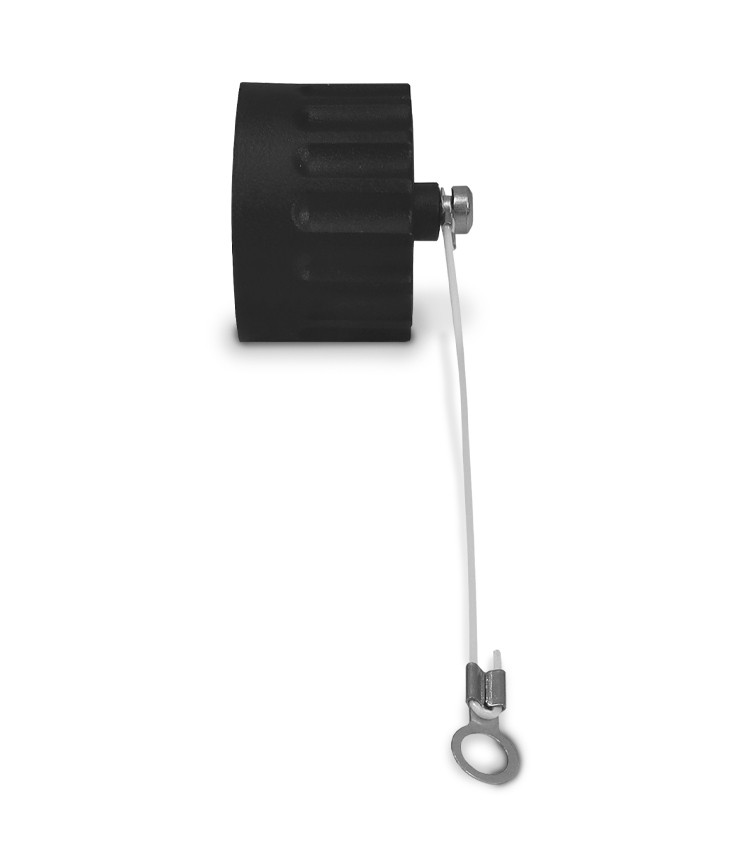 Kit Conector Fêmea + Macho 7 Vias com Tampa Blindado tipo Pendente para Cabo WA22