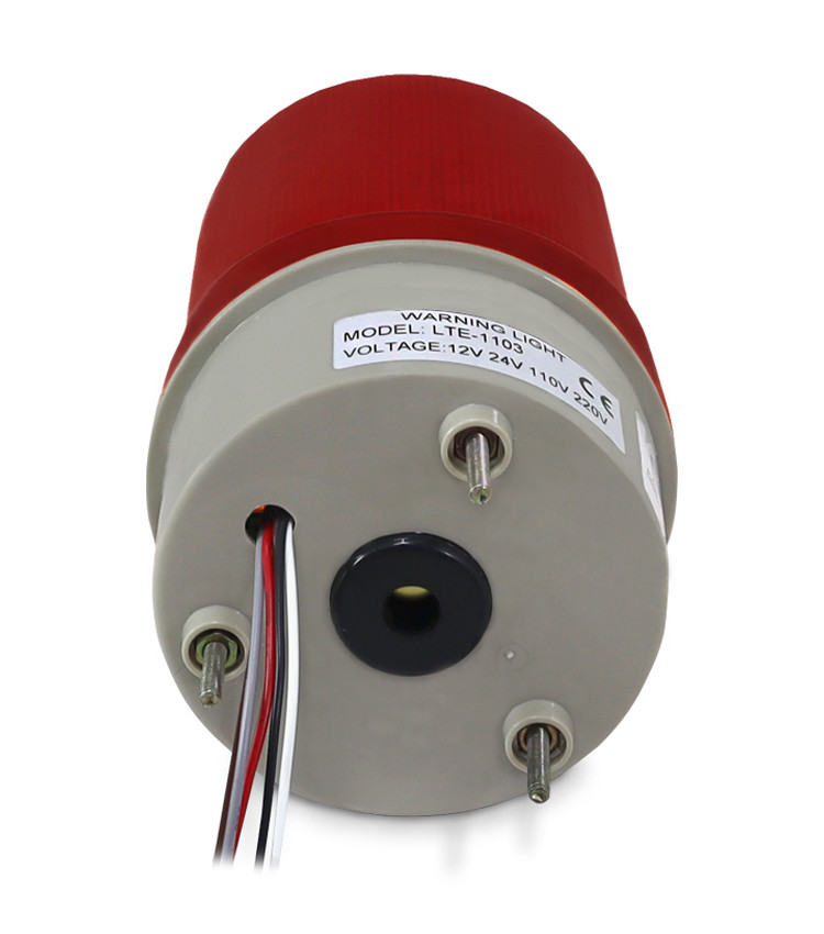 Sinalizador Giratório Vermelho com Buzzer 12V-220V (AC/DC) Giroflex - LTE1101 Sinalizador Giratório Vermelho com Buzzer 12V-220V (AC/DC) Giroflex - LTE1101