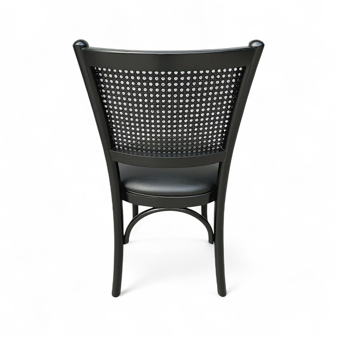 Cadeira Luxemburgo Cor Preta Assento Estofado Courissimo Preto Cadeira Luxemburgo Cor Preta Assento Estofado Courissimo Preto