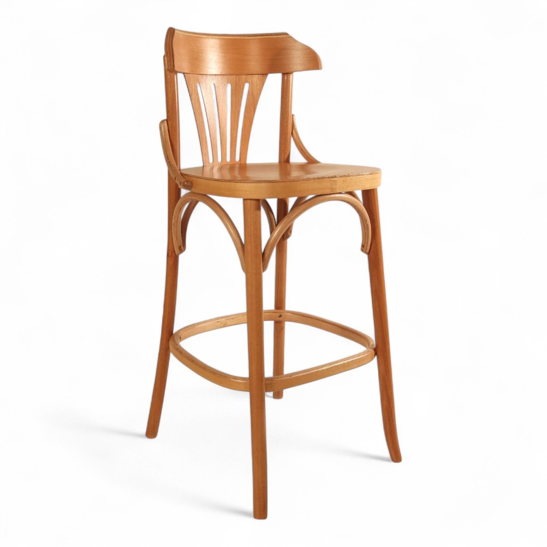 Banqueta Alemanha Madeira Maciça Mel Confortável Banqueta Alemanha Madeira Maciça Mel Confortável