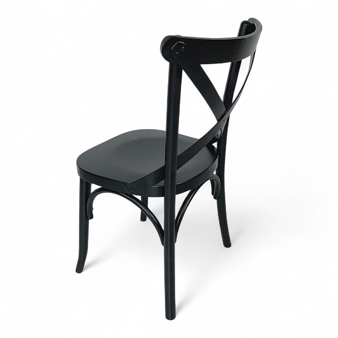 Cadeira Espanha Cor Preta Assento Madeira Cadeira Espanha Cor Preta Assento Madeira