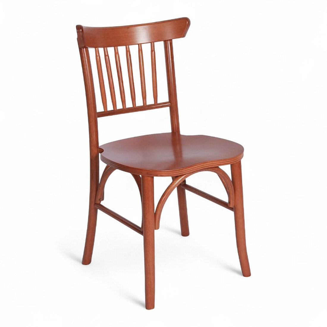 Cadeira Havanna Empilhavel Madeira Maciça Resistente Castanho Cadeira Havanna Empilhavel Madeira Maciça Resistente Castanho
