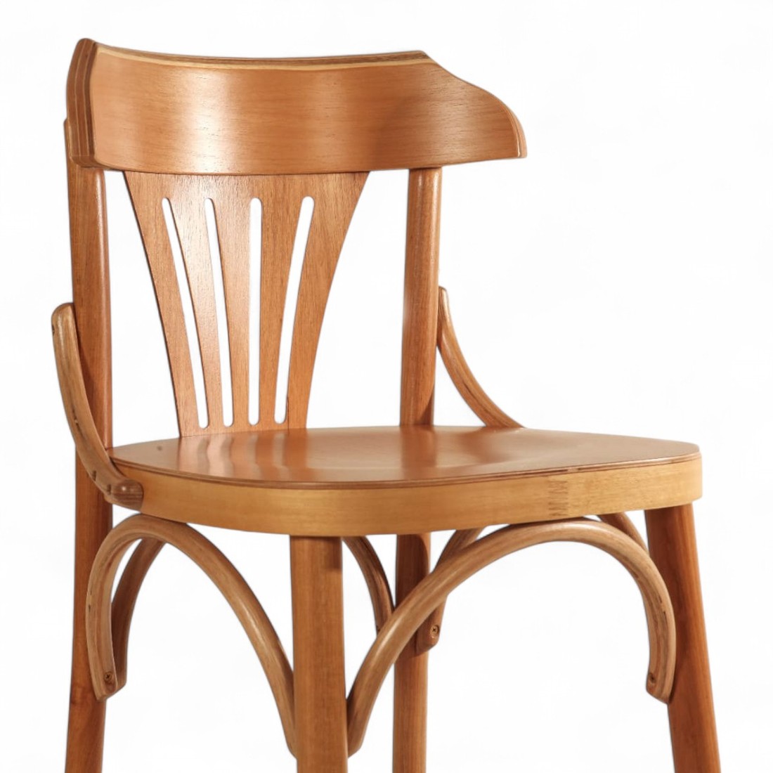 Banqueta Alemanha Madeira Maciça Mel Confortável Banqueta Alemanha Madeira Maciça Mel Confortável