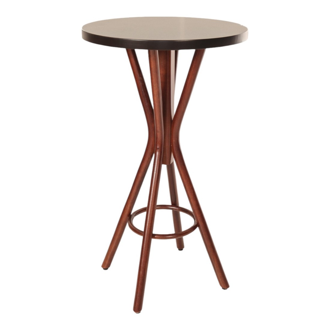 Mesa Alta França Tipo Bistrô em Madeira de Tauari cor Castanho