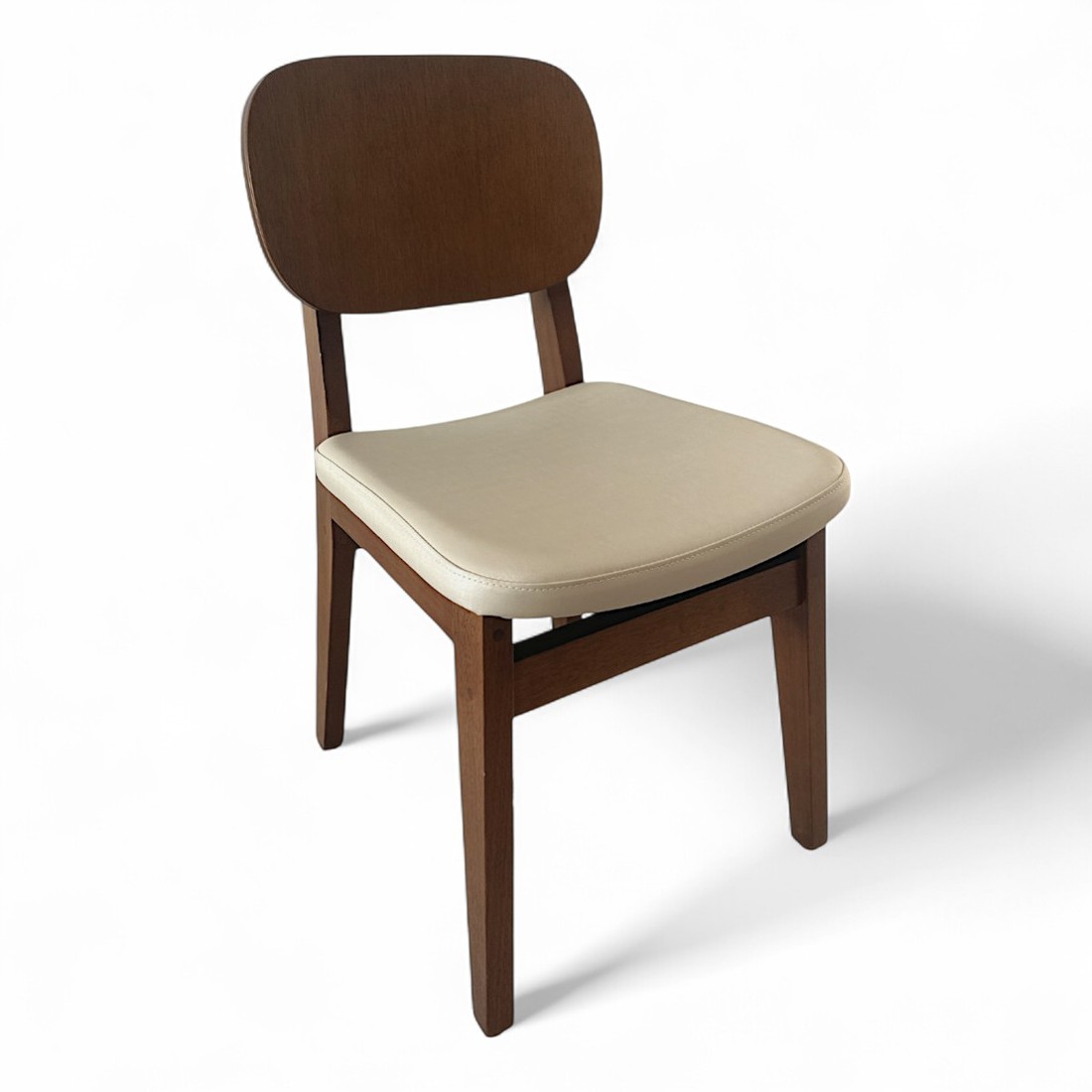 Cadeira Vila Rica Cor Castanho Assento Estofado Facto Perola Cadeira Vila Rica Cor Castanho Assento Estofado Facto Perola