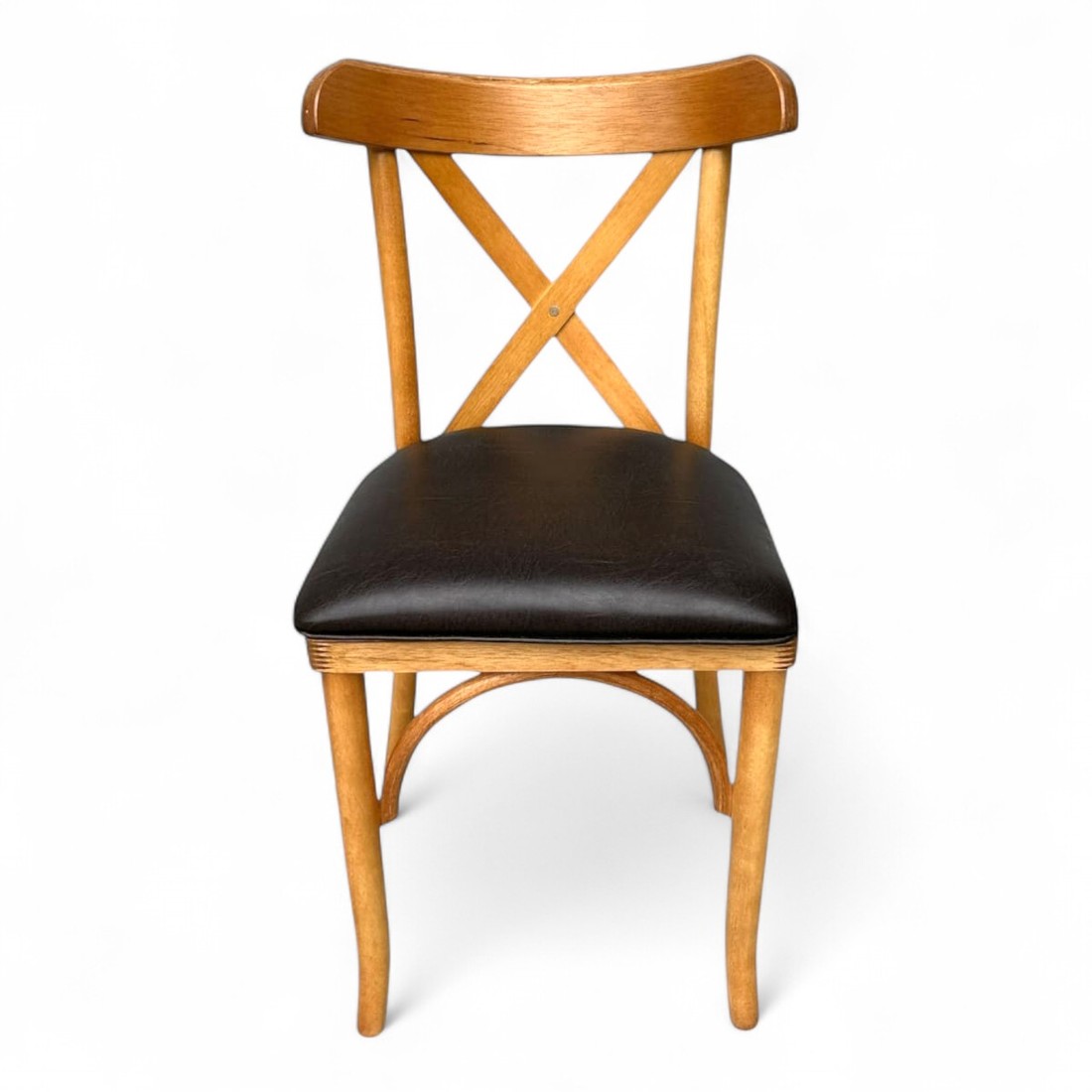 Cadeira Madri Cor Mel Assento Courissimo Cafe