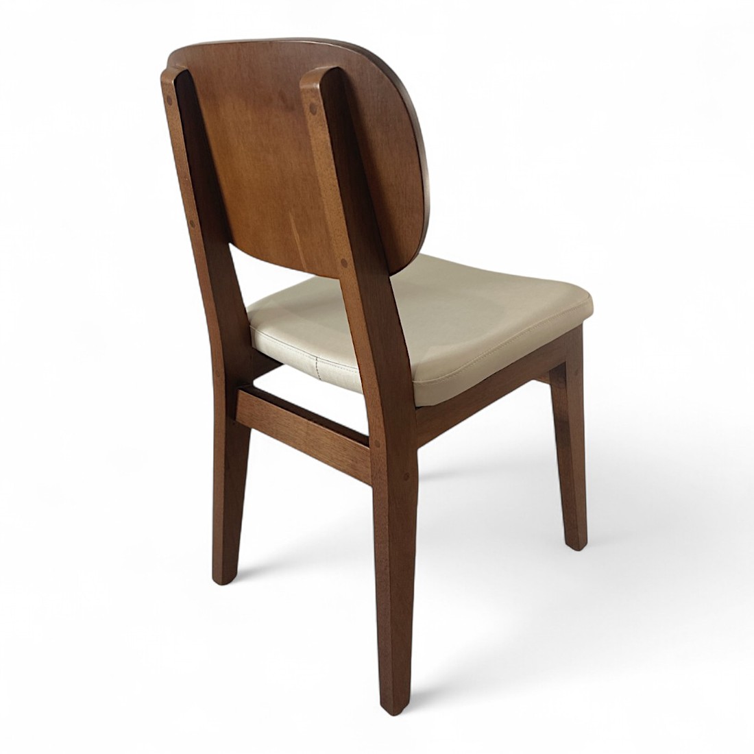 Cadeira Vila Rica Cor Castanho Assento Estofado Facto Perola Cadeira Vila Rica Cor Castanho Assento Estofado Facto Perola