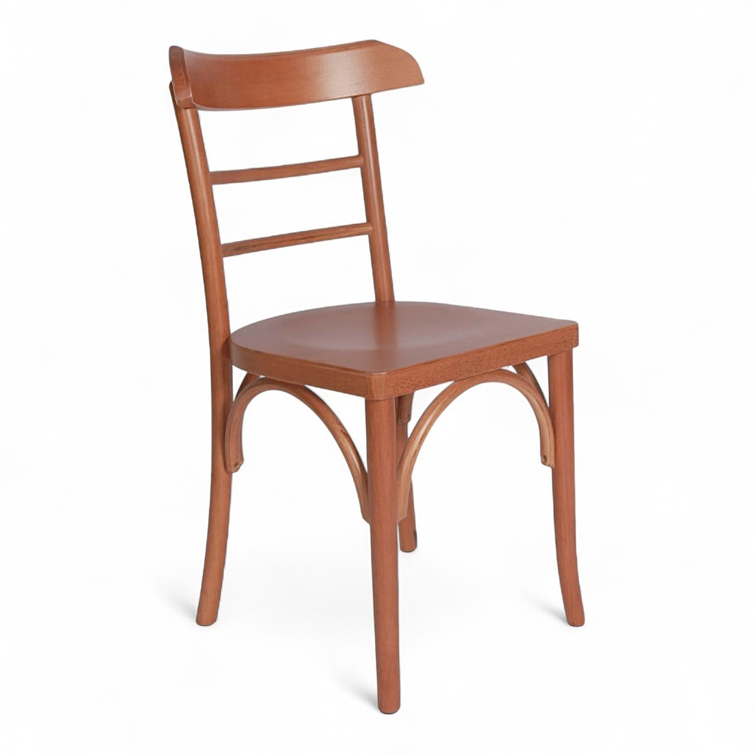 Cadeira Belém Confortável Madeira Nobre no Castanho