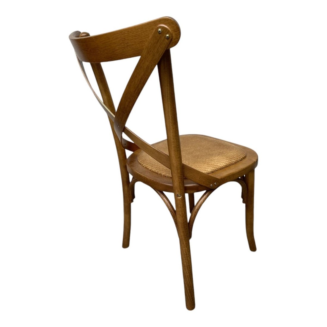 Cadeira Espanha Assento Rattan Cor Castanho