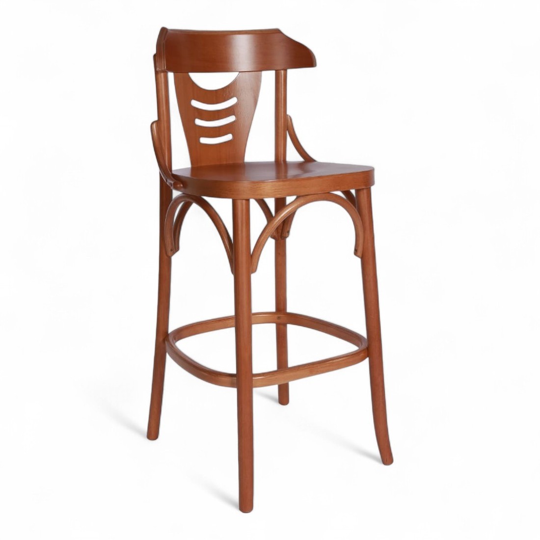 Banqueta Salvador Madeira de Tauari Castanho