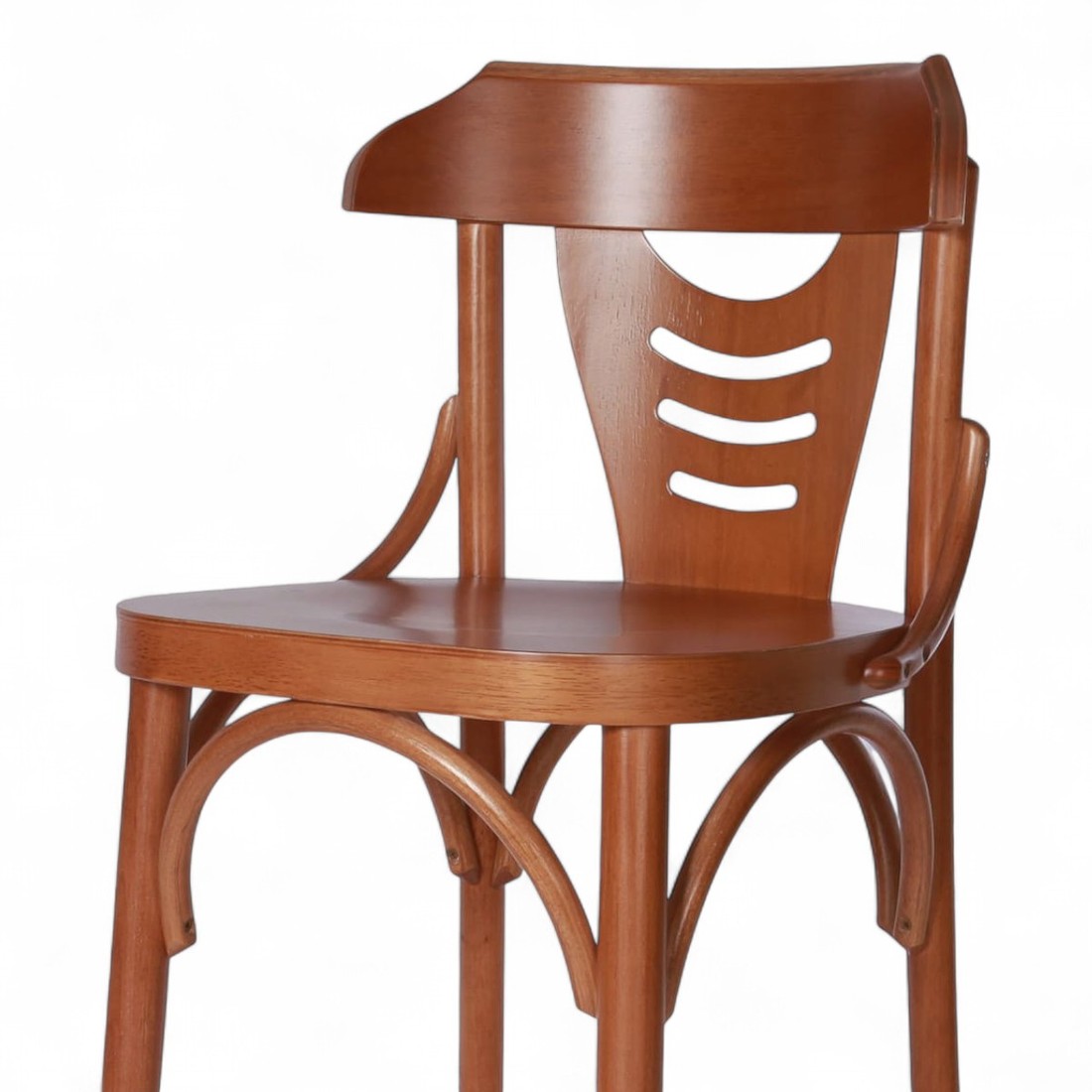 Banqueta Salvador Madeira de Tauari Castanho