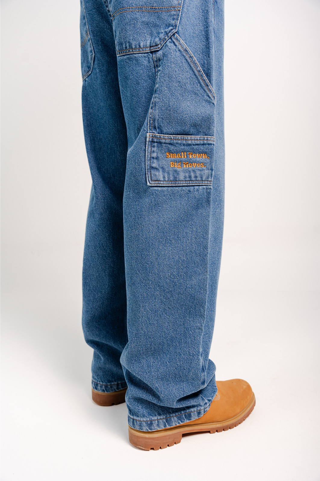 CALÇA JEANS BAGGY CARPINTEIRO SMALL TOWN Focca Hype