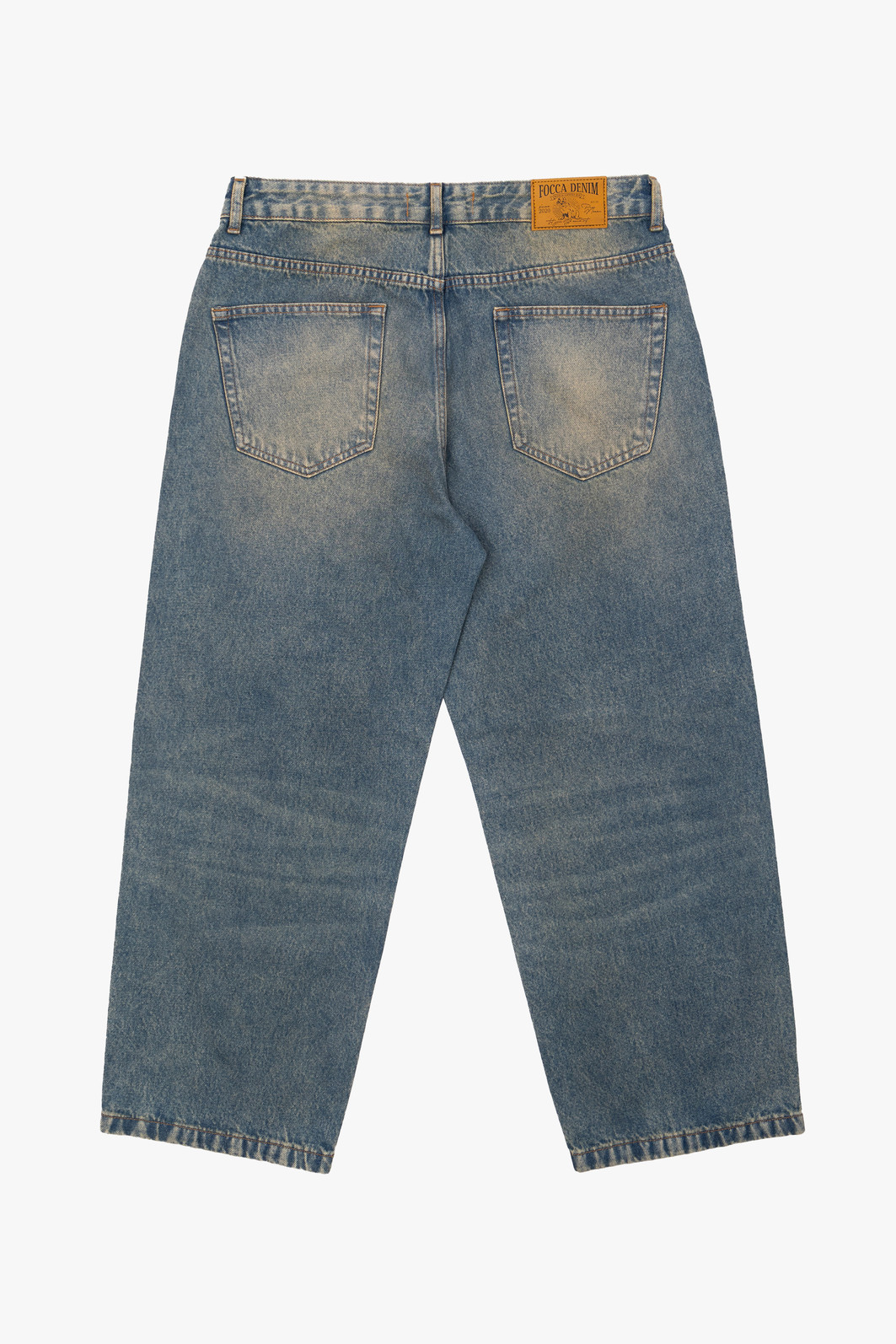 【QUALISARTIFPEREO】DIRTY BAGGY PANTS QUALISARTIFPEREO】DIRTY BAGGY PANTS BAGGY LASER DIRTY BLUE
