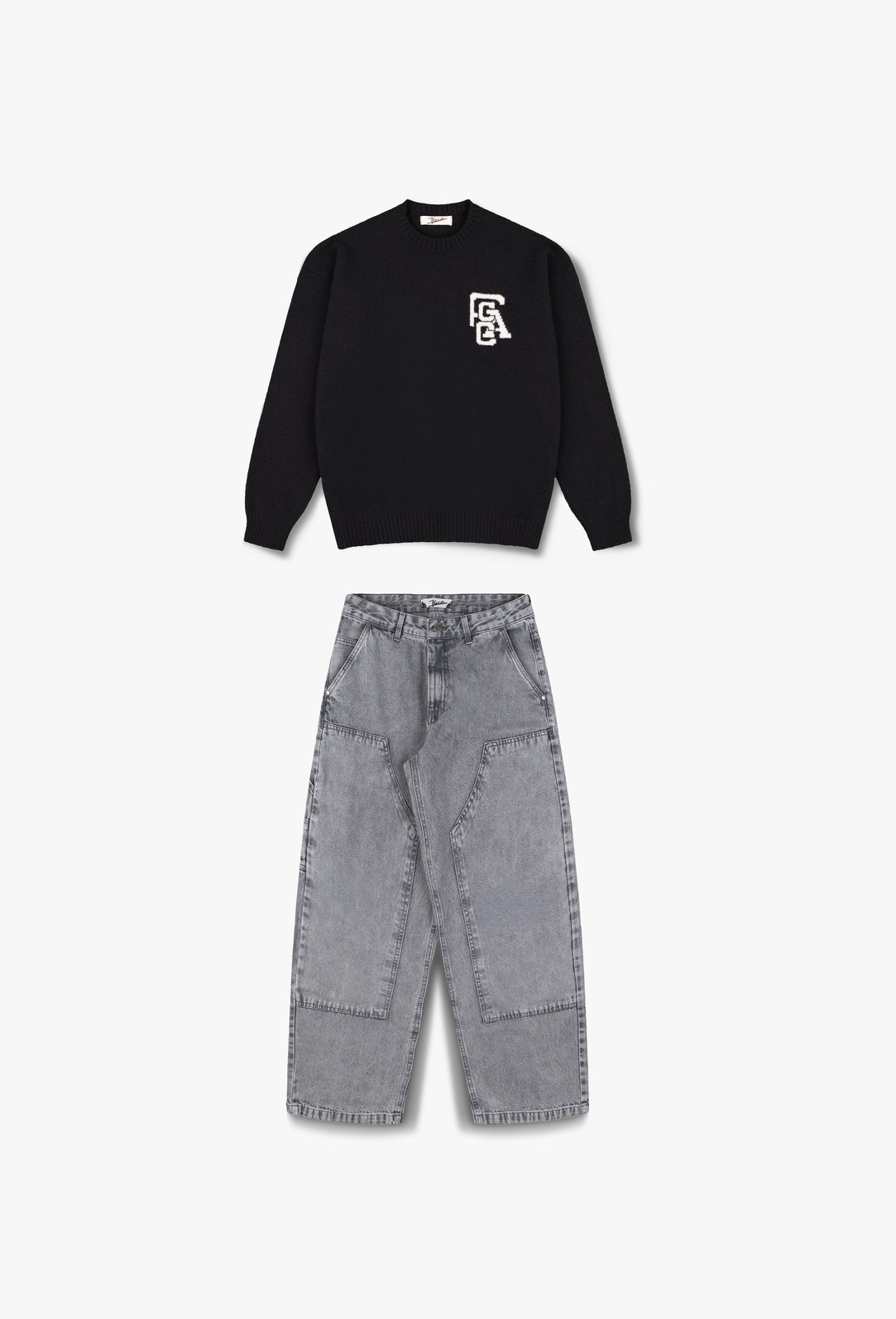 CONJUNTO | CALÇA BAGGY DOUBLE KNEE + SUÉTER COMFORT CONJUNTO | CALÇA BAGGY DOUBLE KNEE + SUÉTER COMFORT