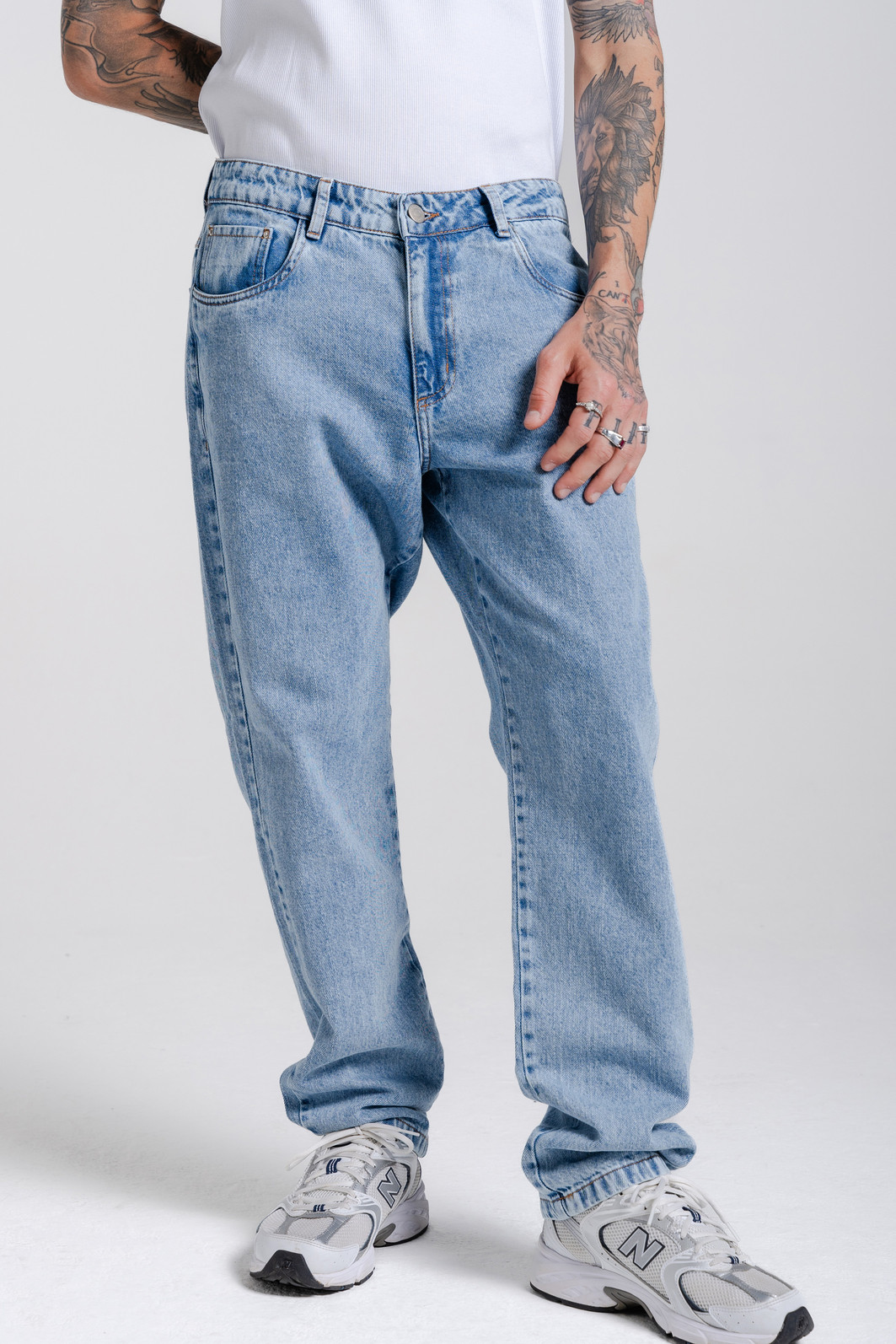 CALÇA JEANS RETA VINTAGE CALÇA JEANS RETA VINTAGE