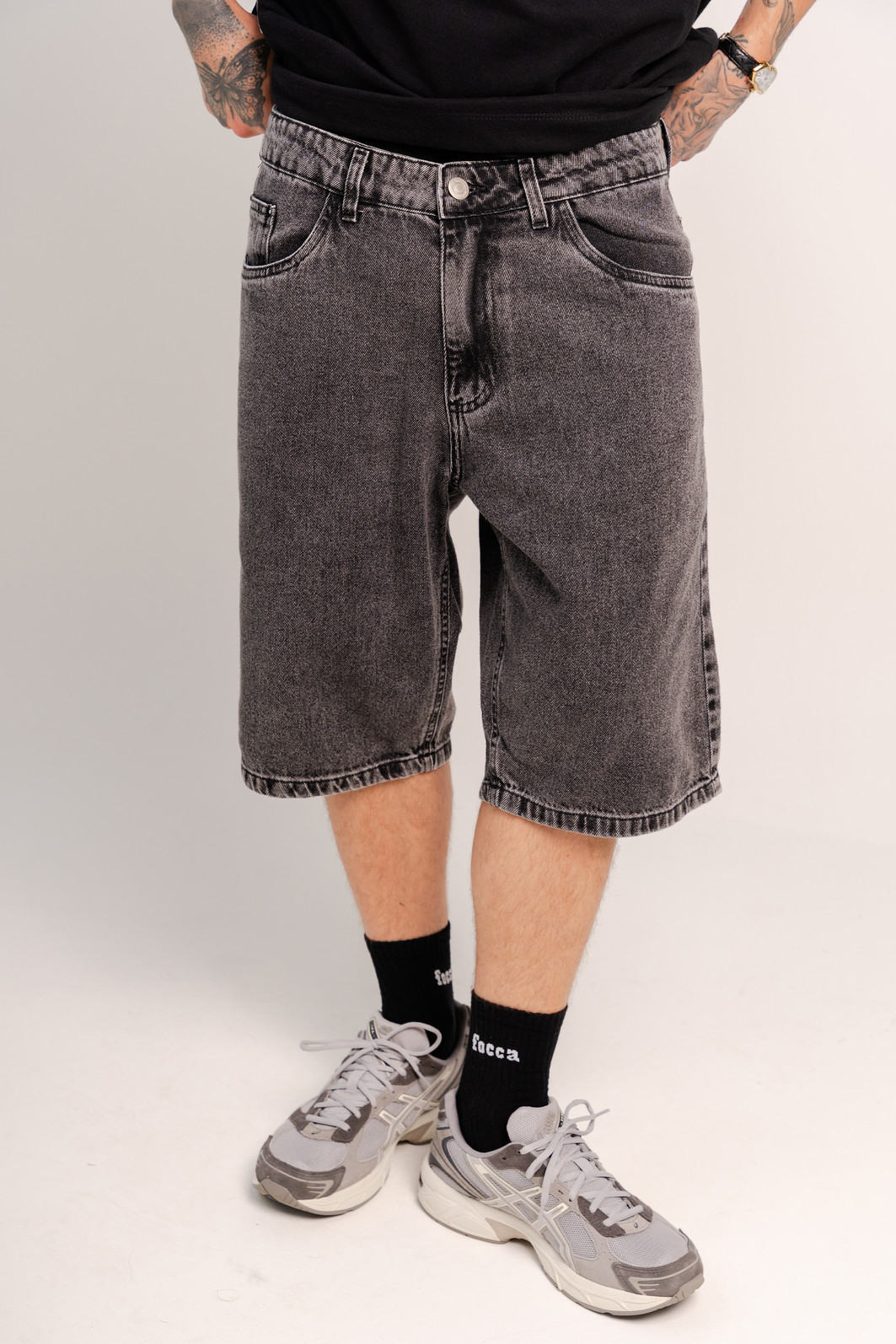 パンツ AFB jorts JORTS BLACK FH Focca Hype