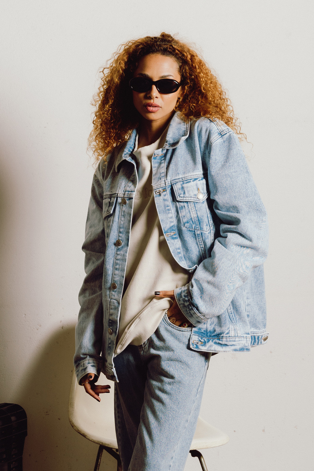 JAQUETA JEANS TRUCKER VINTAGE JAQUETA JEANS TRUCKER VINTAGE