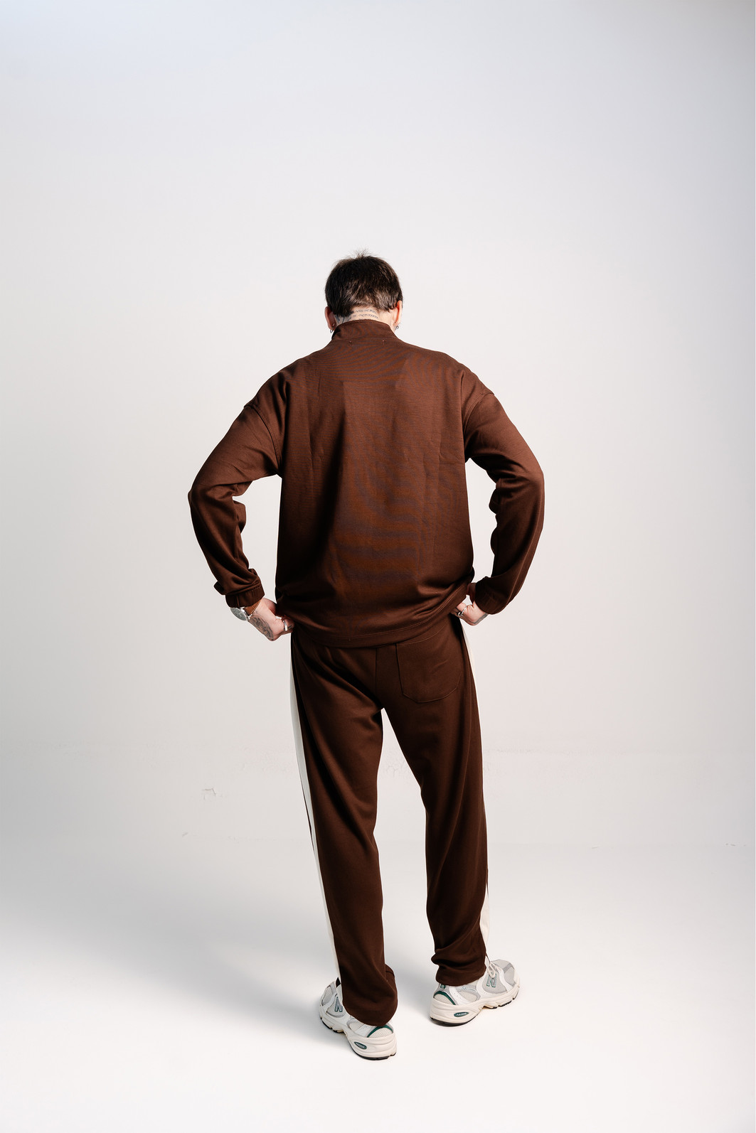 CASACO HALFZIP SPORT CHIC MARROM Focca Hype