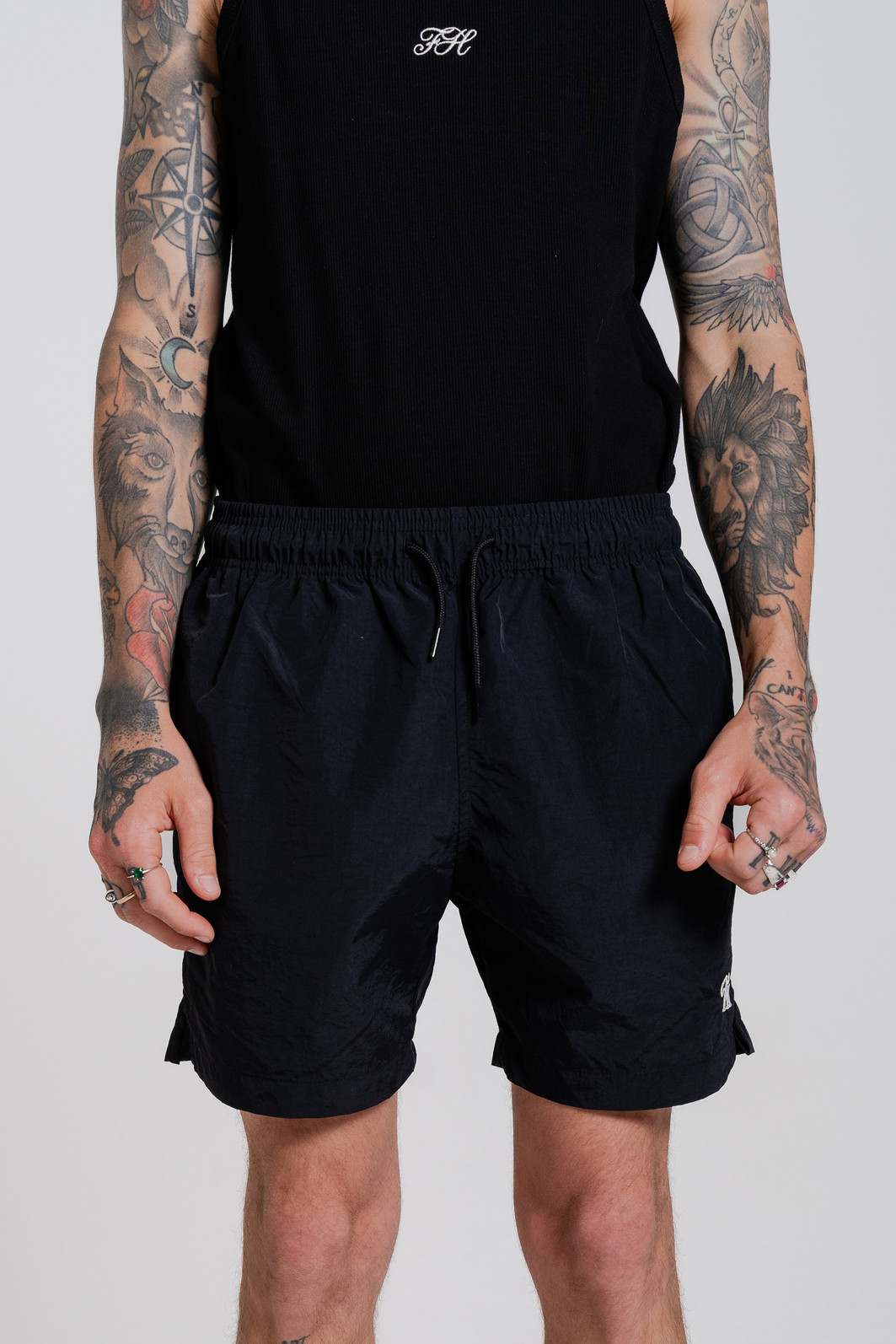 SHORTS POLIAMIDA FH PRETO Focca Hype