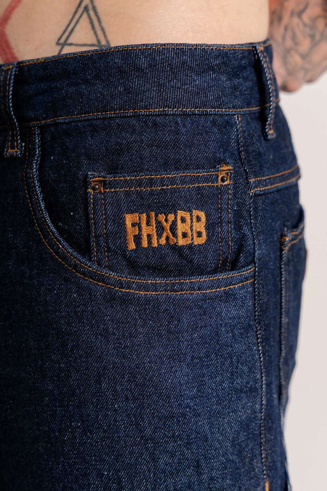 JORTS CARPINTEIRO RAW DENIM - COLLAB FHXBB Focca Hype
