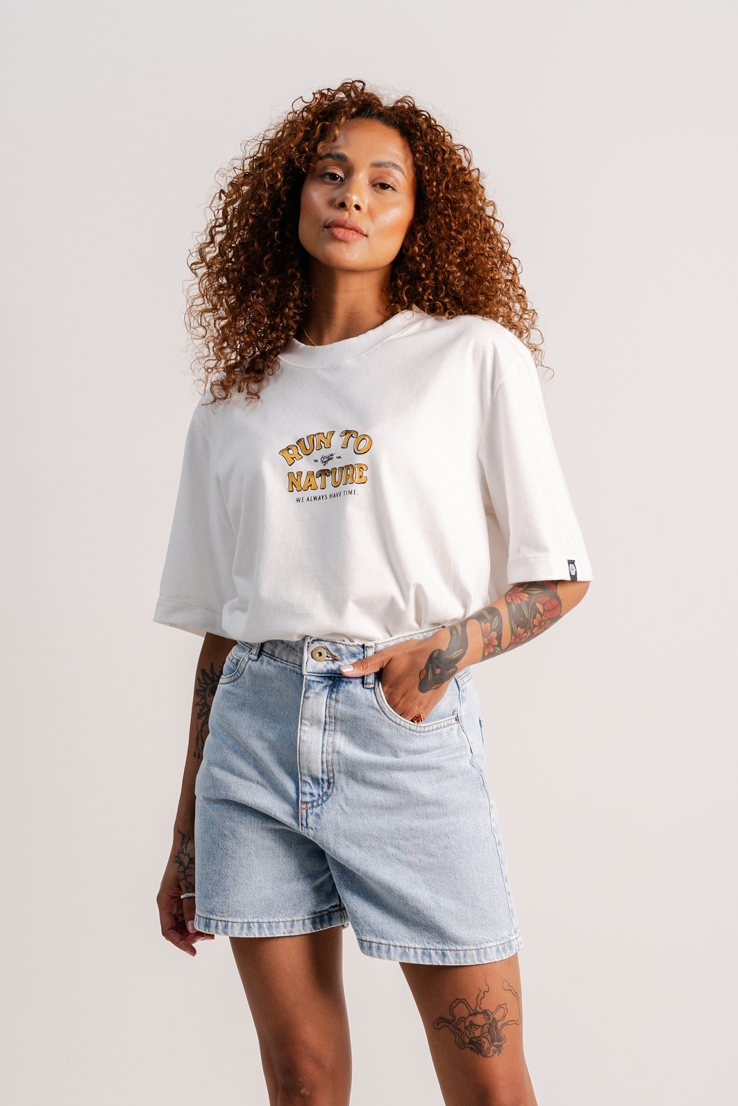 CAMISETA OVERSIZED RUN TO NATURE OFF Focca Hype