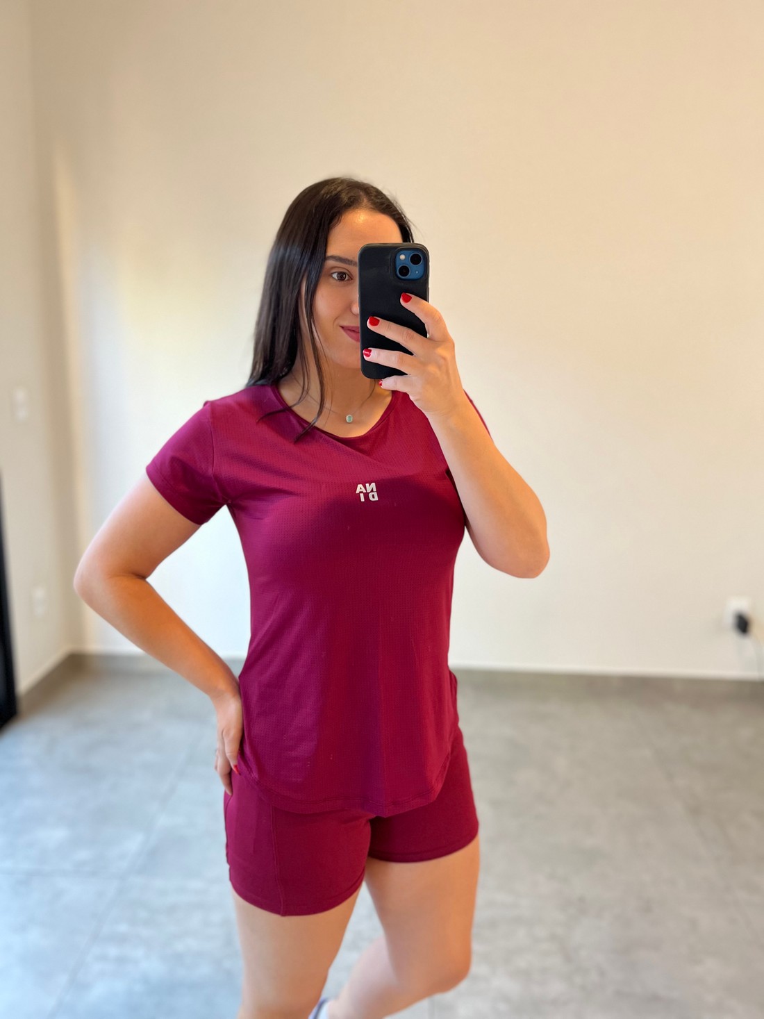 blusa manga dry uv50 rouge blusa manga dry uv50 rouge