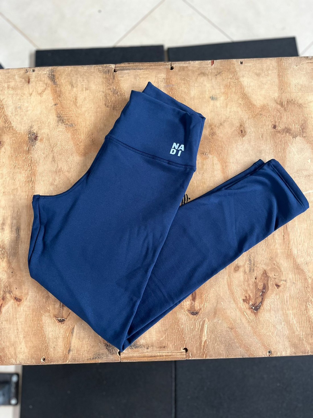 calça legging básica azul calça legging básica azul