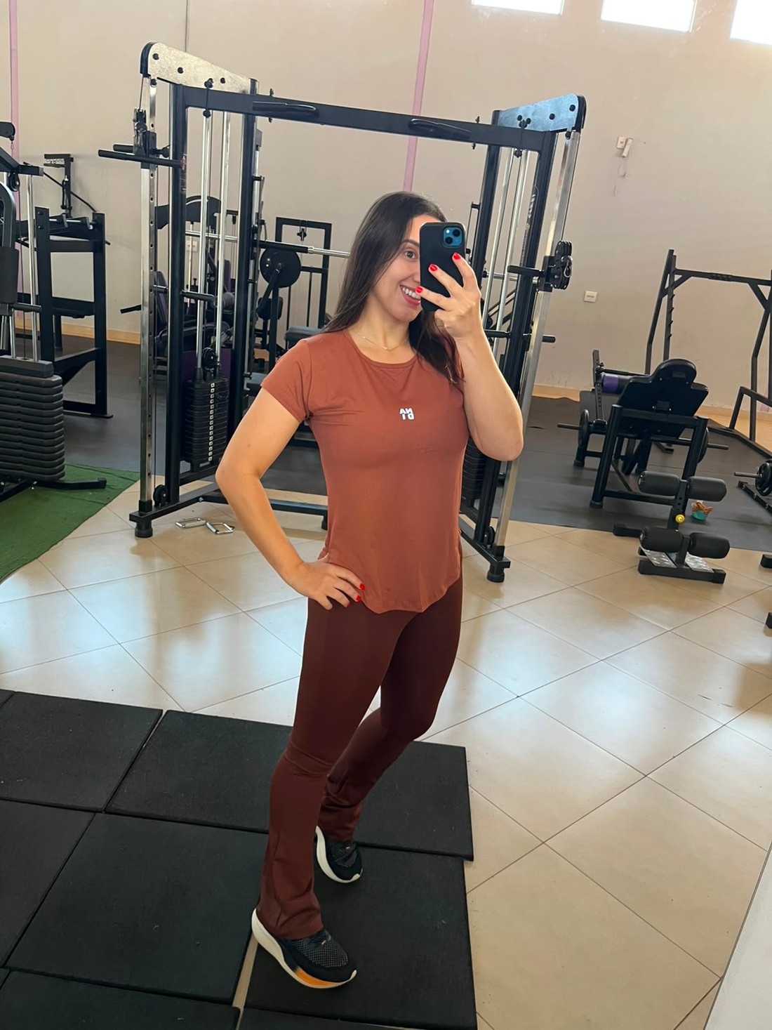 calça flare poliamida ganhache calça flare poliamida ganhache