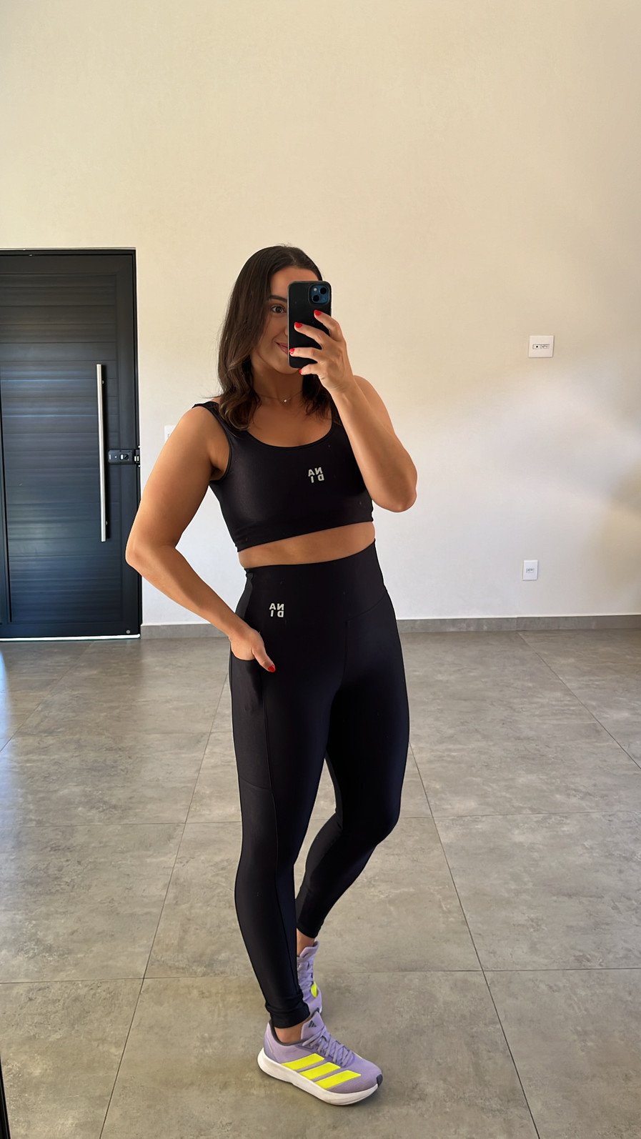 conjunto eluna glow preto conjunto eluna glow preto