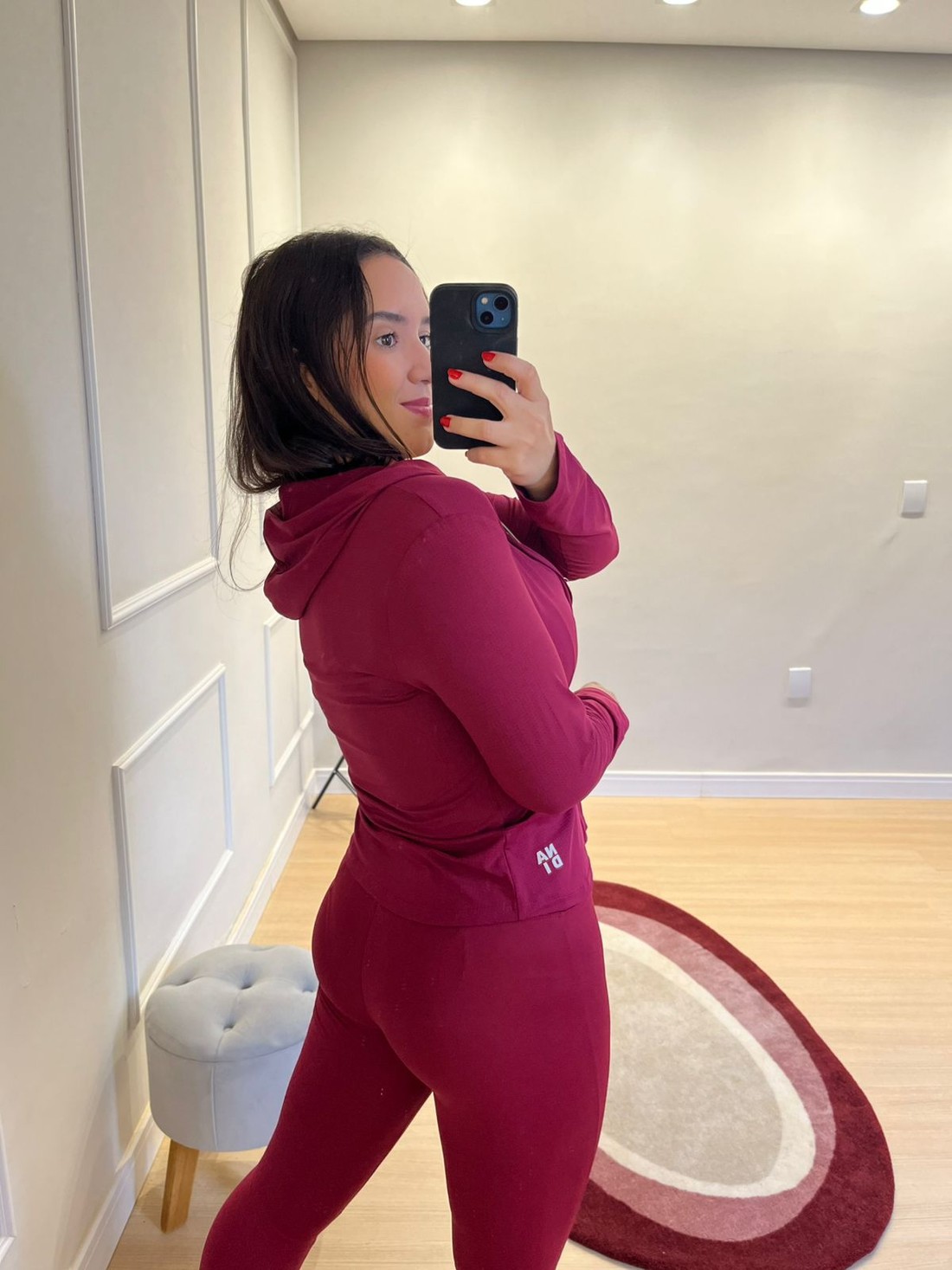 jaqueta capuz aerodry uv50 vinho