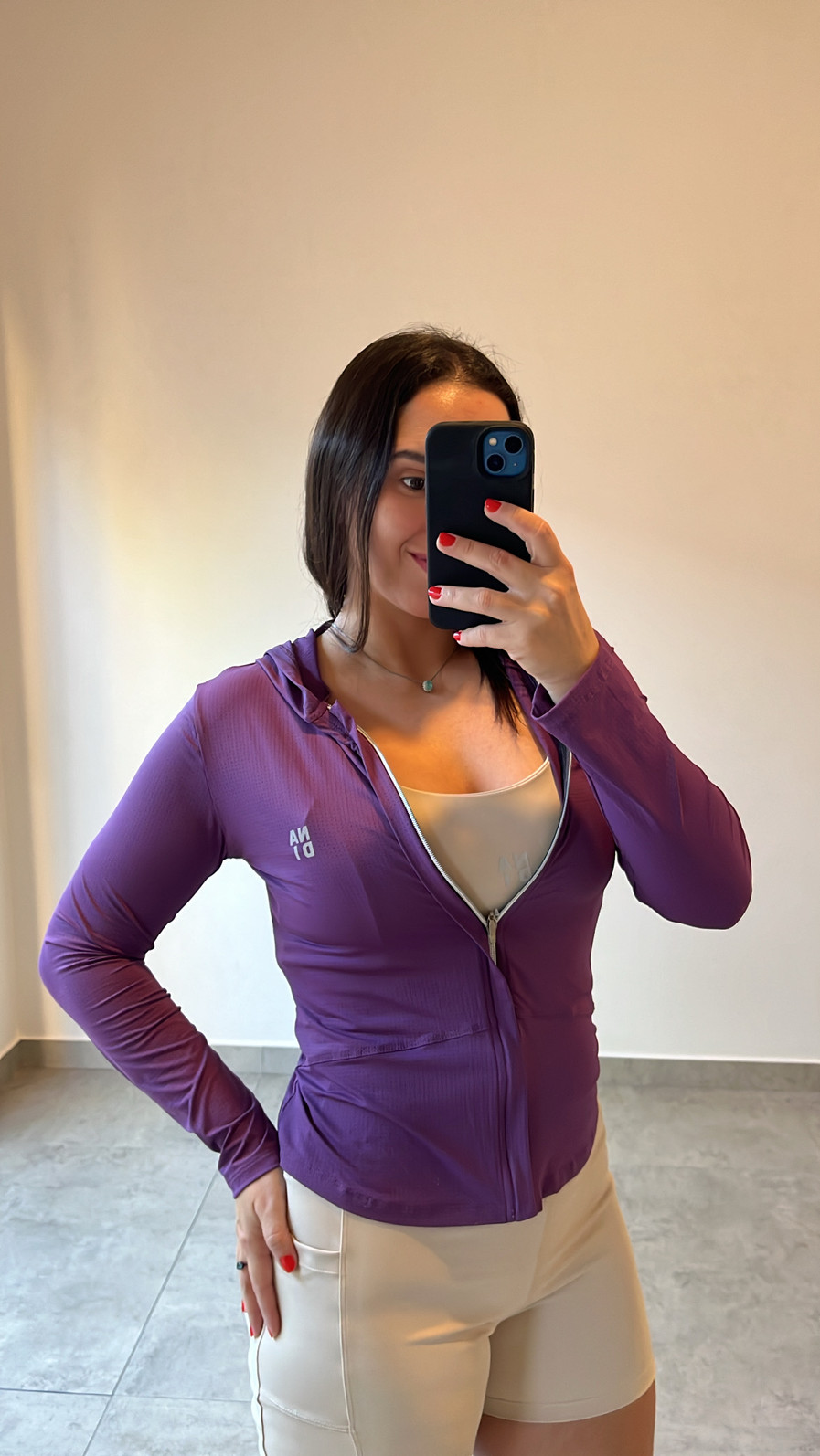 jaqueta capuz aerodry uv50 lilas jaqueta capuz aerodry uv50 lilas