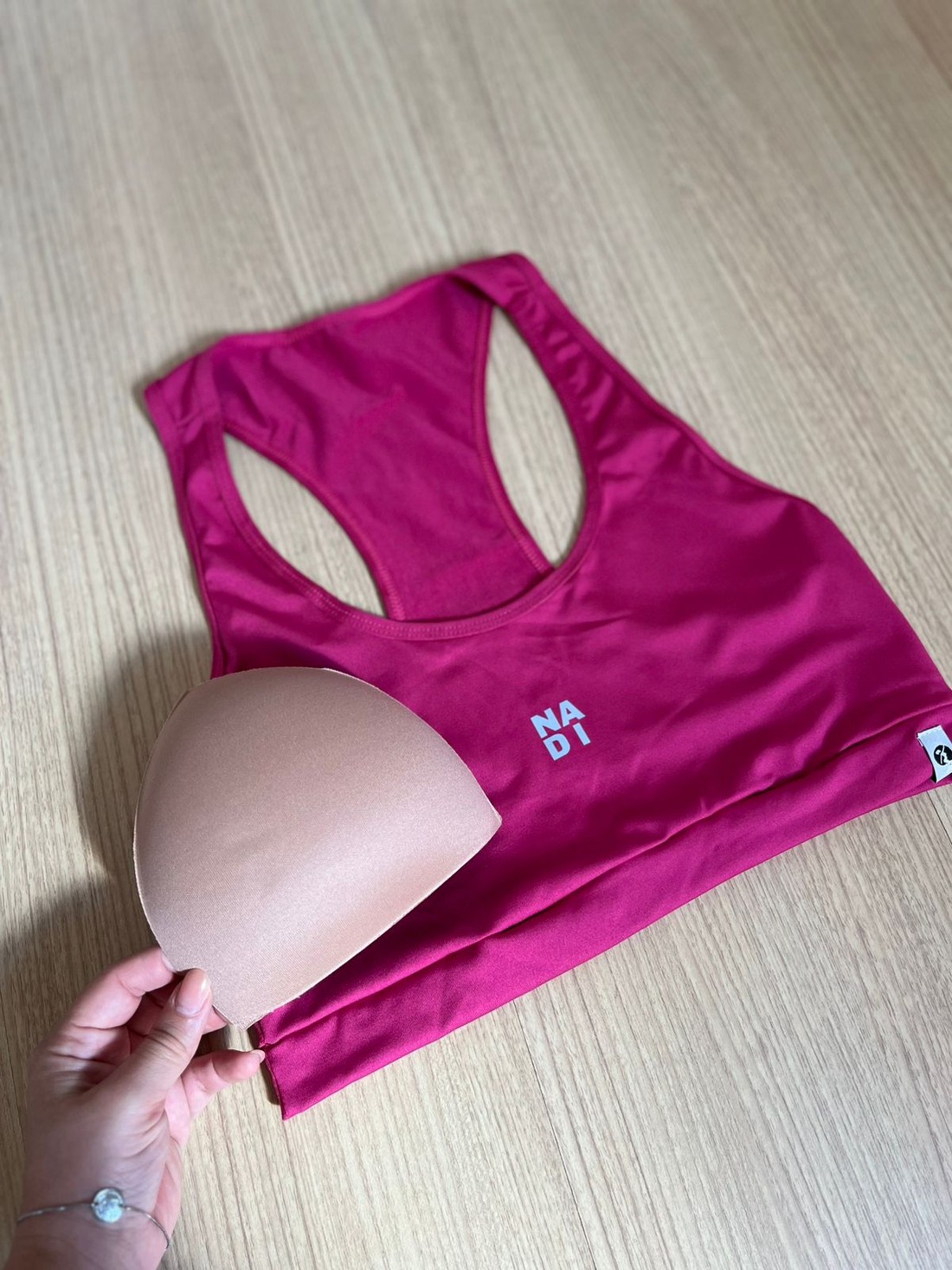 top nadador plus size pink