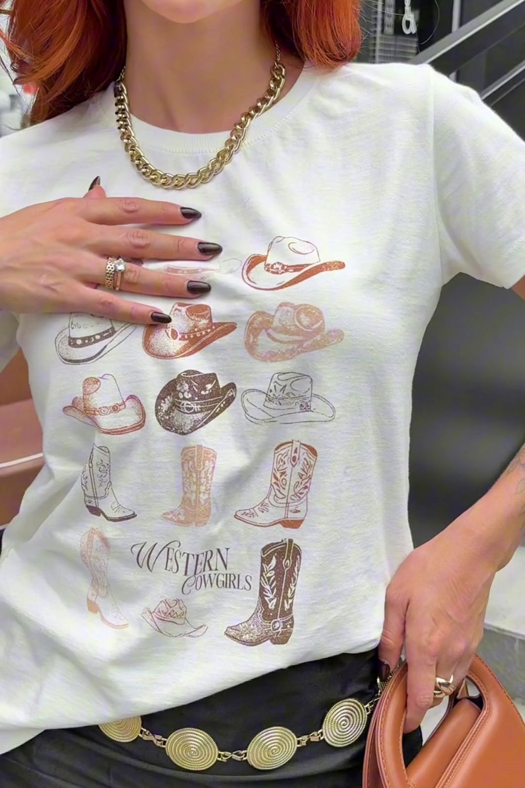 T-SHIRT WESTERN COWGIRLS T-SHIRT WESTERN COWGIRLS