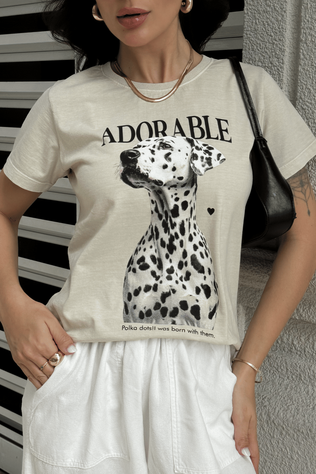 T-SHIRT  _  ADORABLE -DALMATA