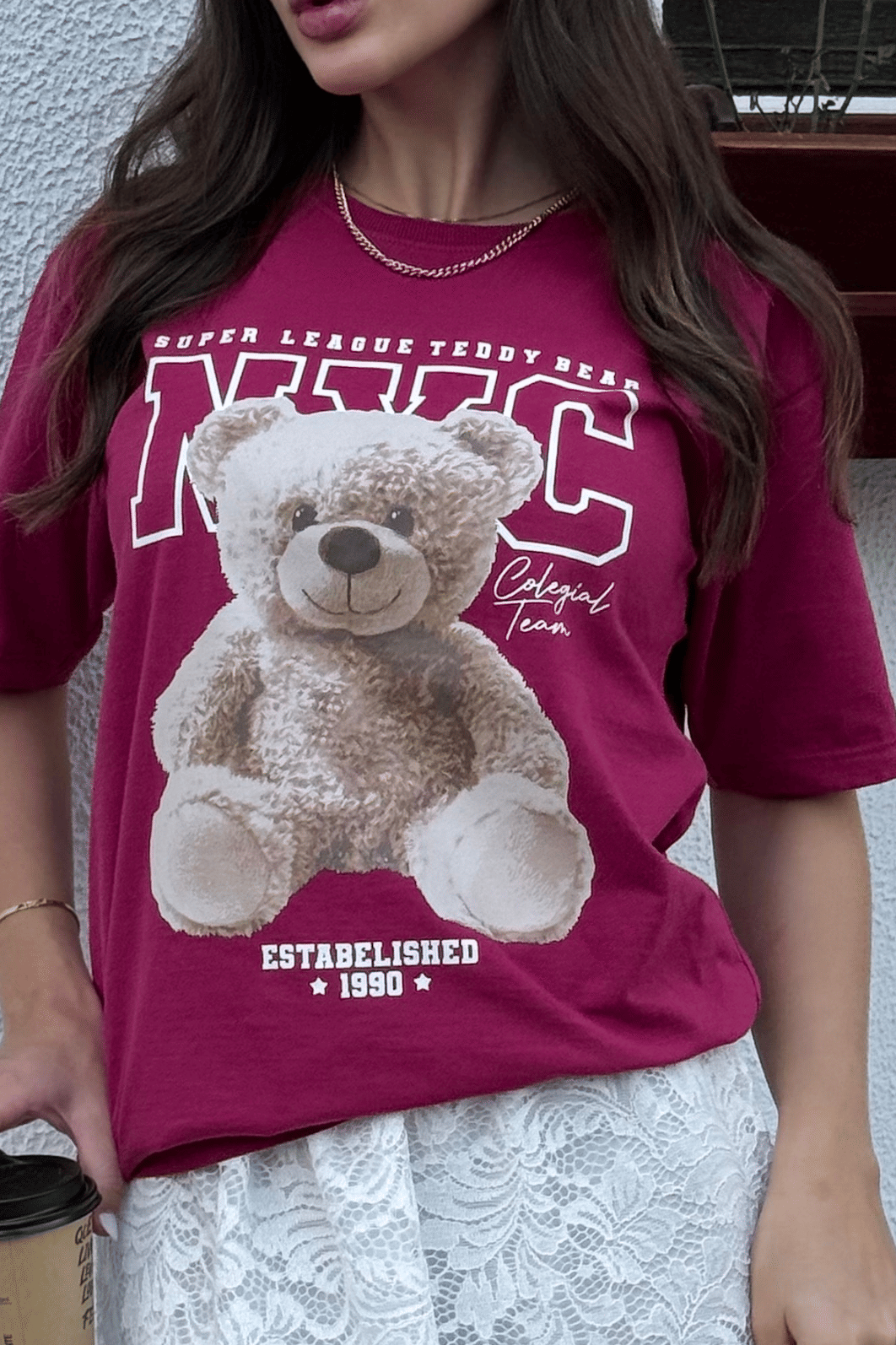 T-SHIRT OVERSIZED _ TEDDY NYC T-SHIRT OVERSIZED _ TEDDY NYC