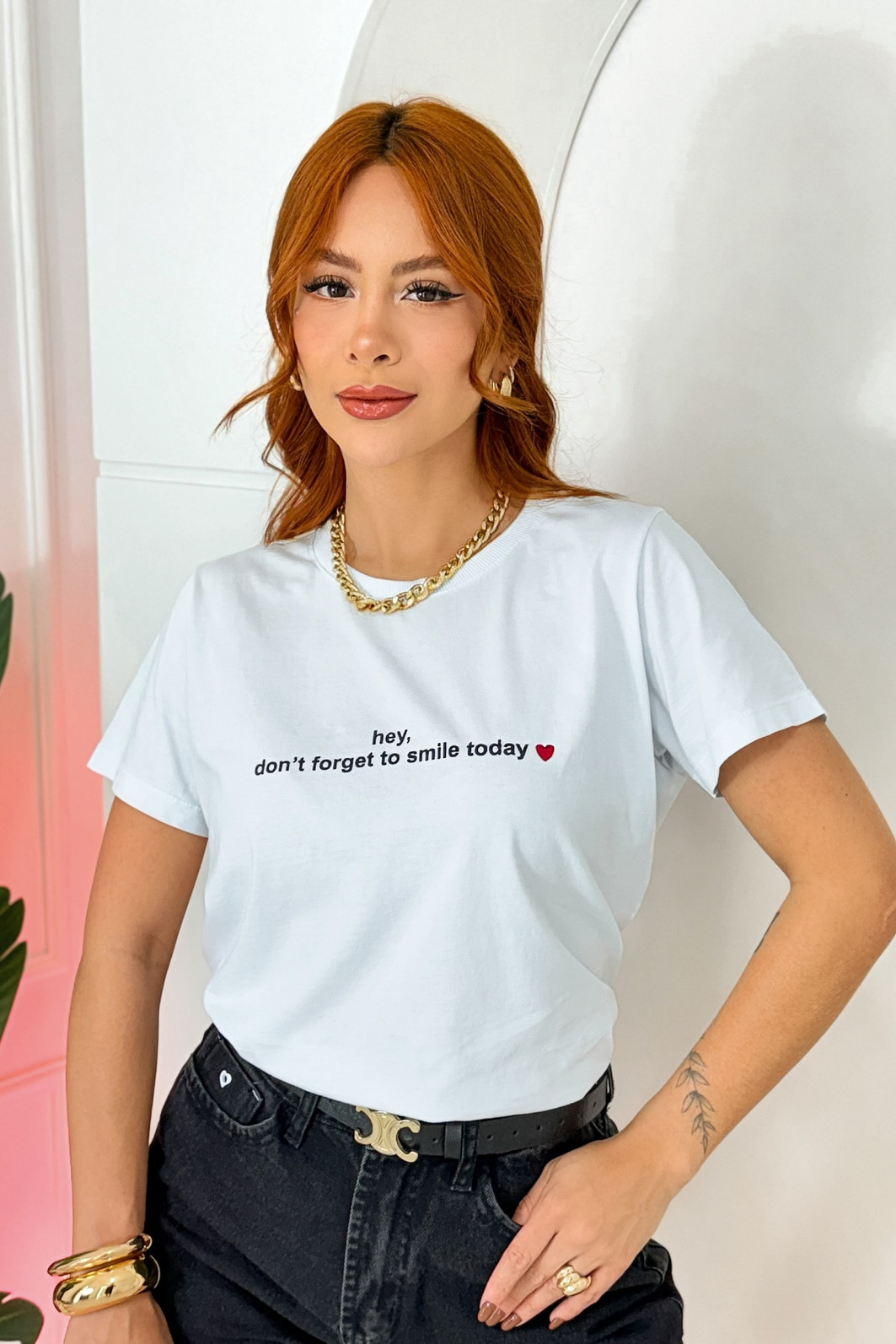 T SHIRT  _  HEI. DON´TFORGET