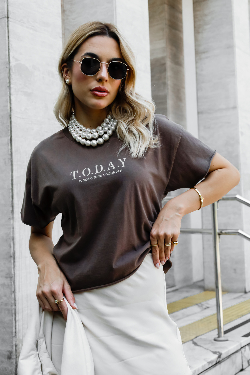 CROPPED OVERSIZE  _  TODAY _  MARROM CROPPED OVERSIZE  _  TODAY _  MARROM