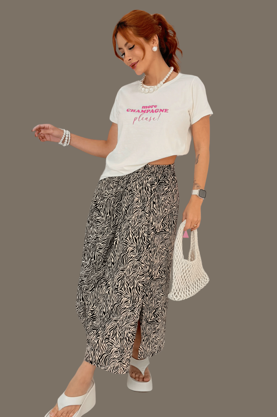 T SHIRT _  MORE CHAMPAGNE PLEASE