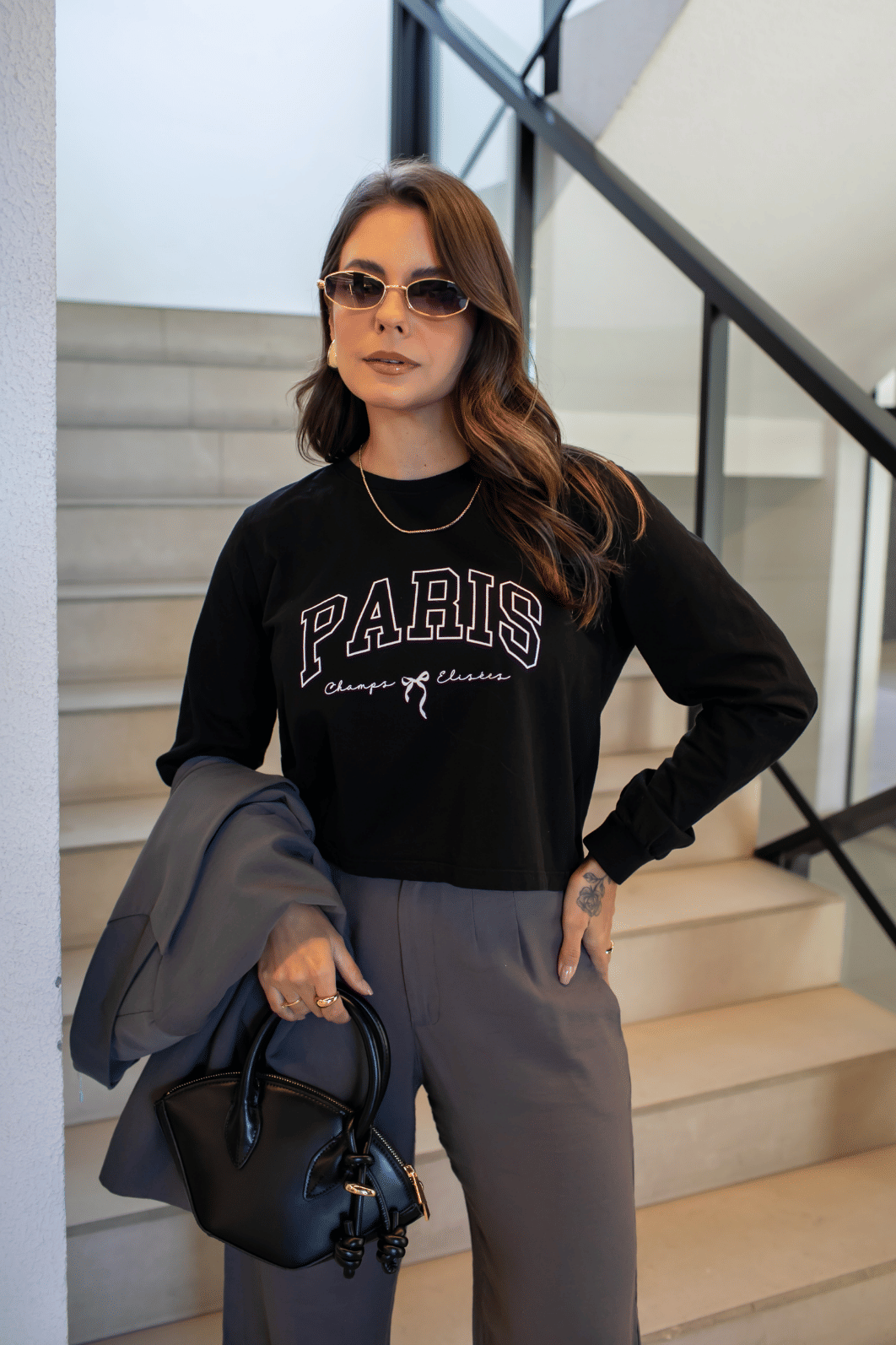 CROPPED MANGA LONGA _ PARIS CROPPED MANGA LONGA _ PARIS