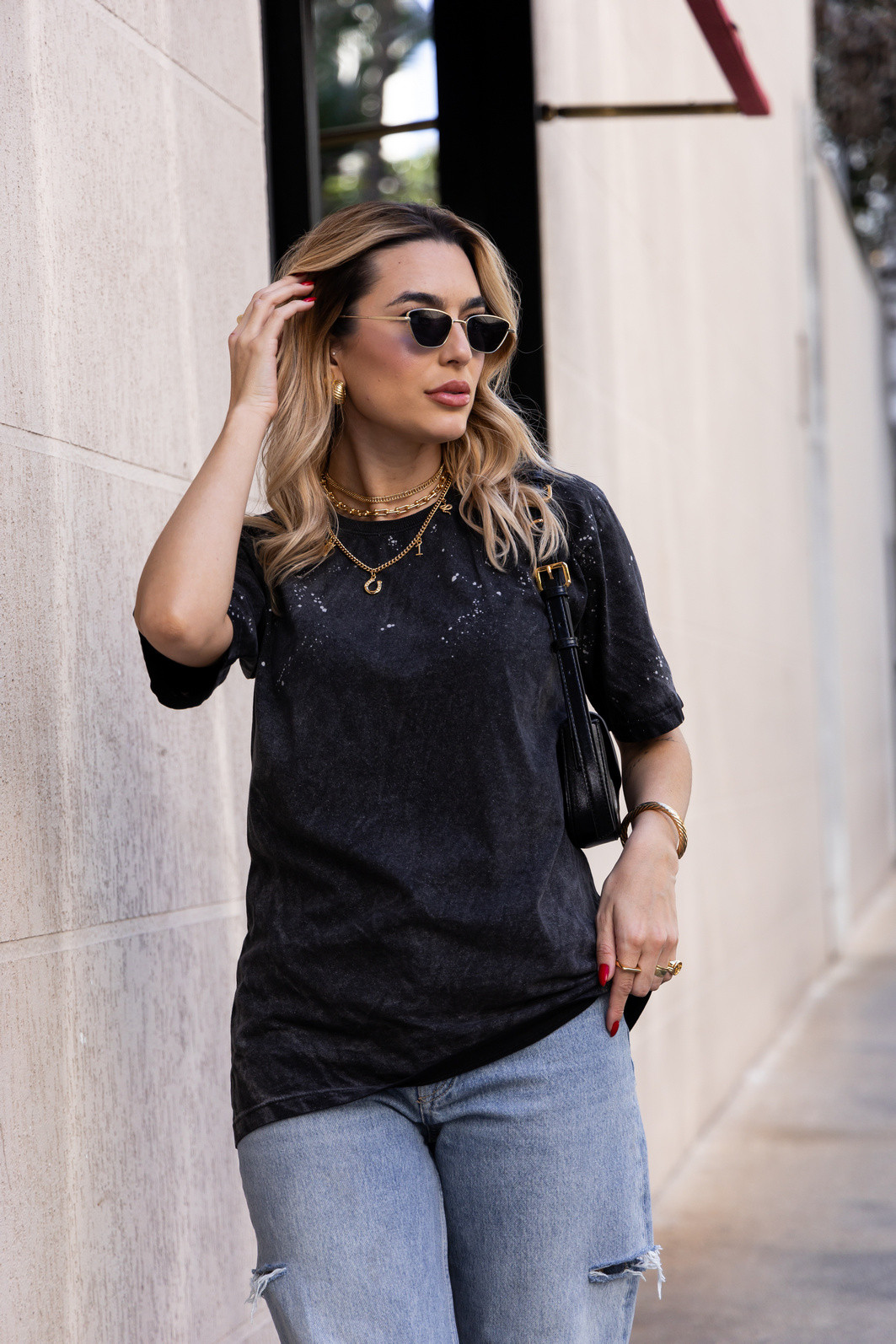 TEE OVERSIZED  _  RESPINGOS  CORROZIVO  _   MARMORIZADA