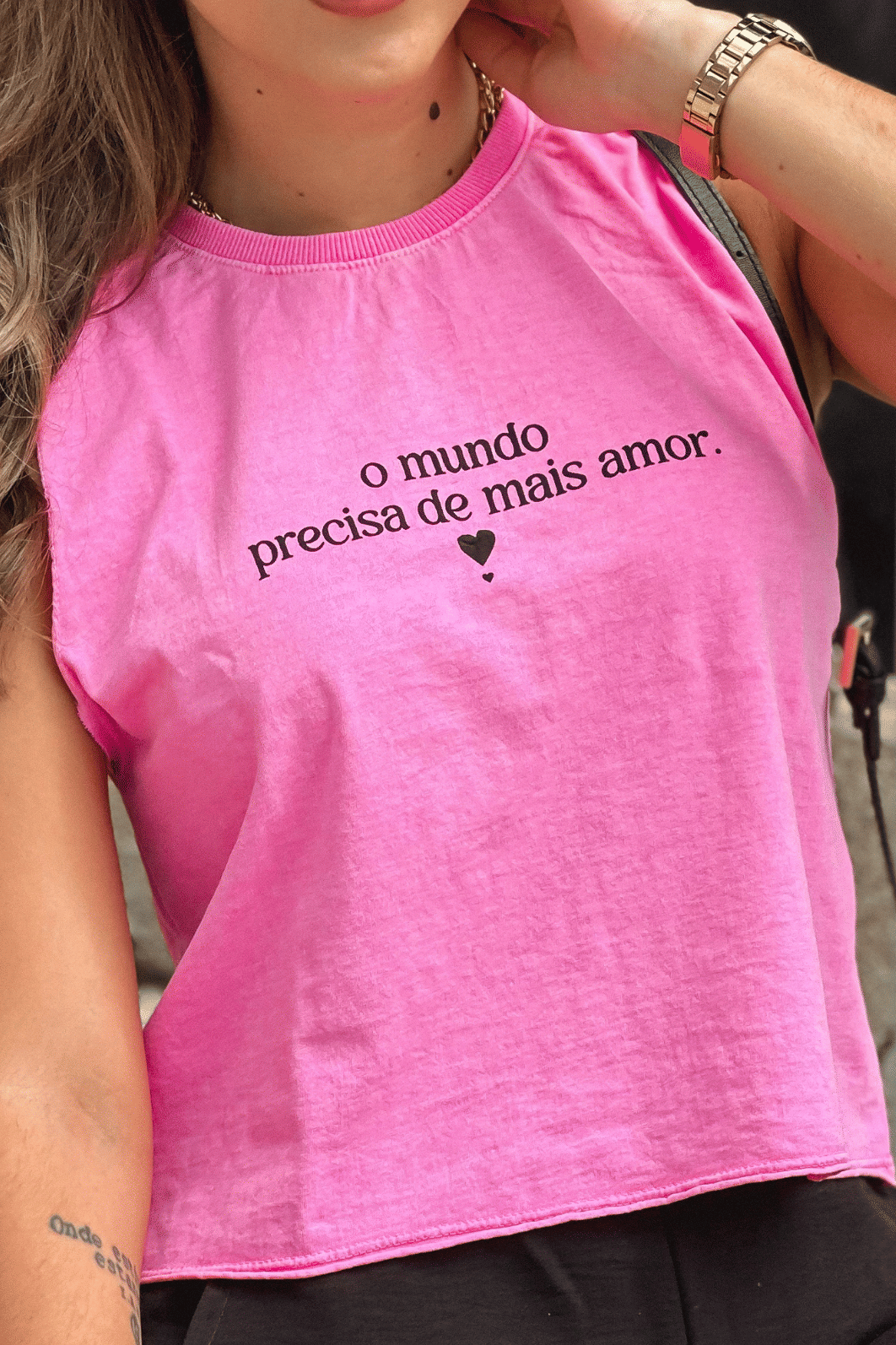 REGATA SUMMER _ O MUNDO PRECISA DE MAIS AMOR _ ROSA REGATA SUMMER _ O MUNDO PRECISA DE MAIS AMOR _ ROSA