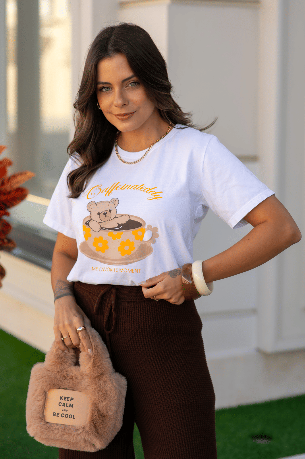 T-SHIRT _ CAFEINA TEDDY T-SHIRT _ CAFEINA TEDDY