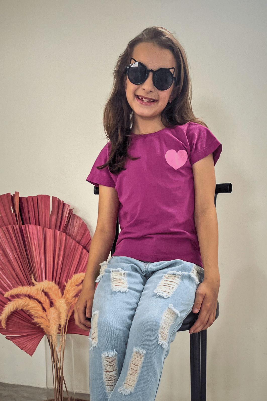 CAMISETA  INFANTIL  _ CORAÇÃO CAMISETA  INFANTIL  _ CORAÇÃO