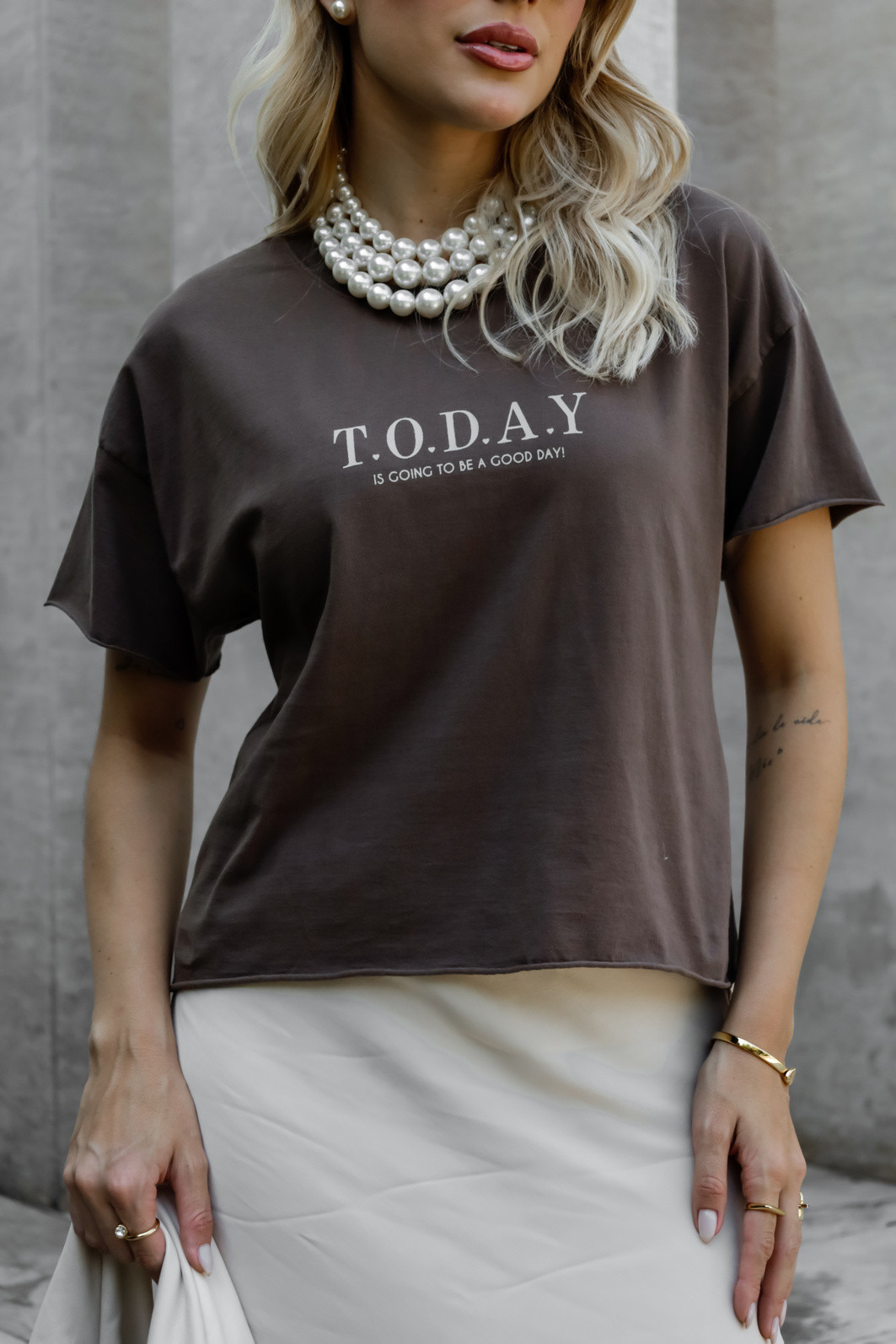 CROPPED OVERSIZE  _  TODAY _  MARROM CROPPED OVERSIZE  _  TODAY _  MARROM