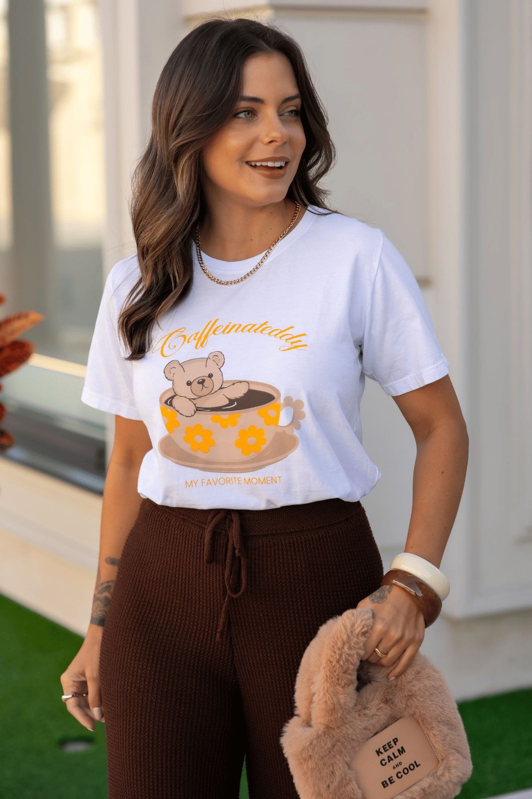 T-SHIRT _ CAFEINA TEDDY T-SHIRT _ CAFEINA TEDDY