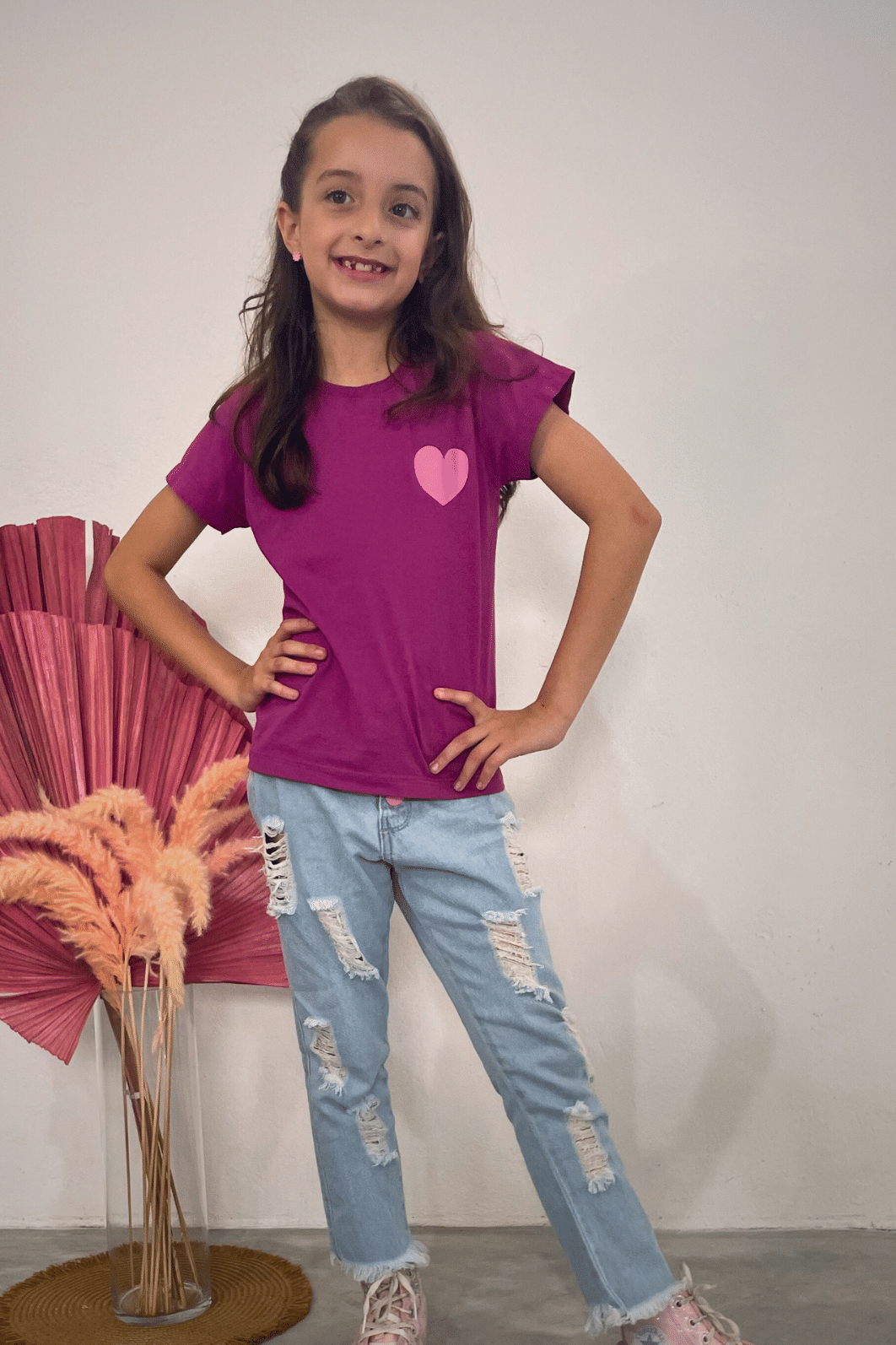 CAMISETA INFANTIL _ CORAÇÃO CAMISETA INFANTIL _ CORAÇÃO