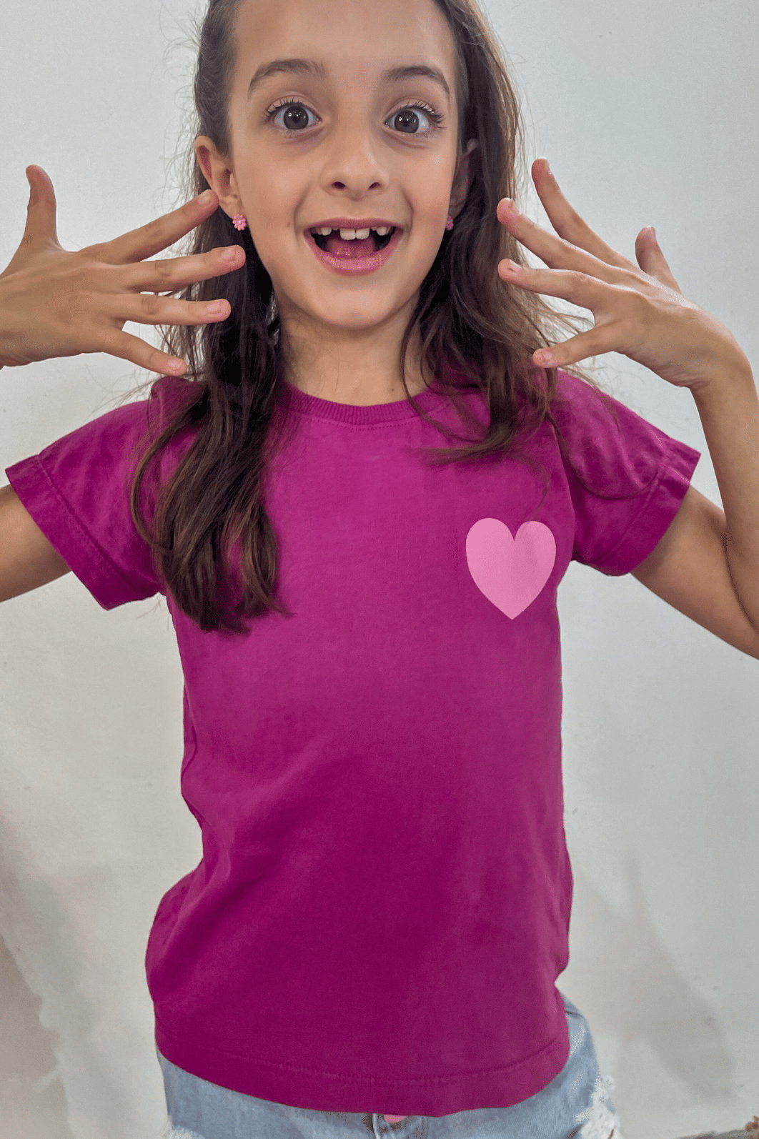 CAMISETA  INFANTIL  _ CORAÇÃO CAMISETA  INFANTIL  _ CORAÇÃO