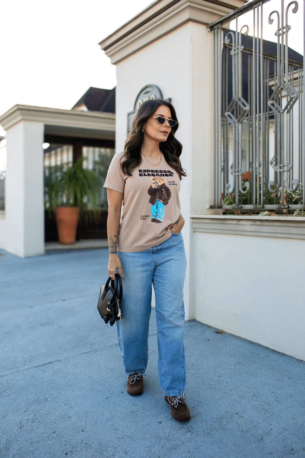 T-SHIRT _ EXPRESSO ELEGANT T-SHIRT _ EXPRESSO ELEGANT